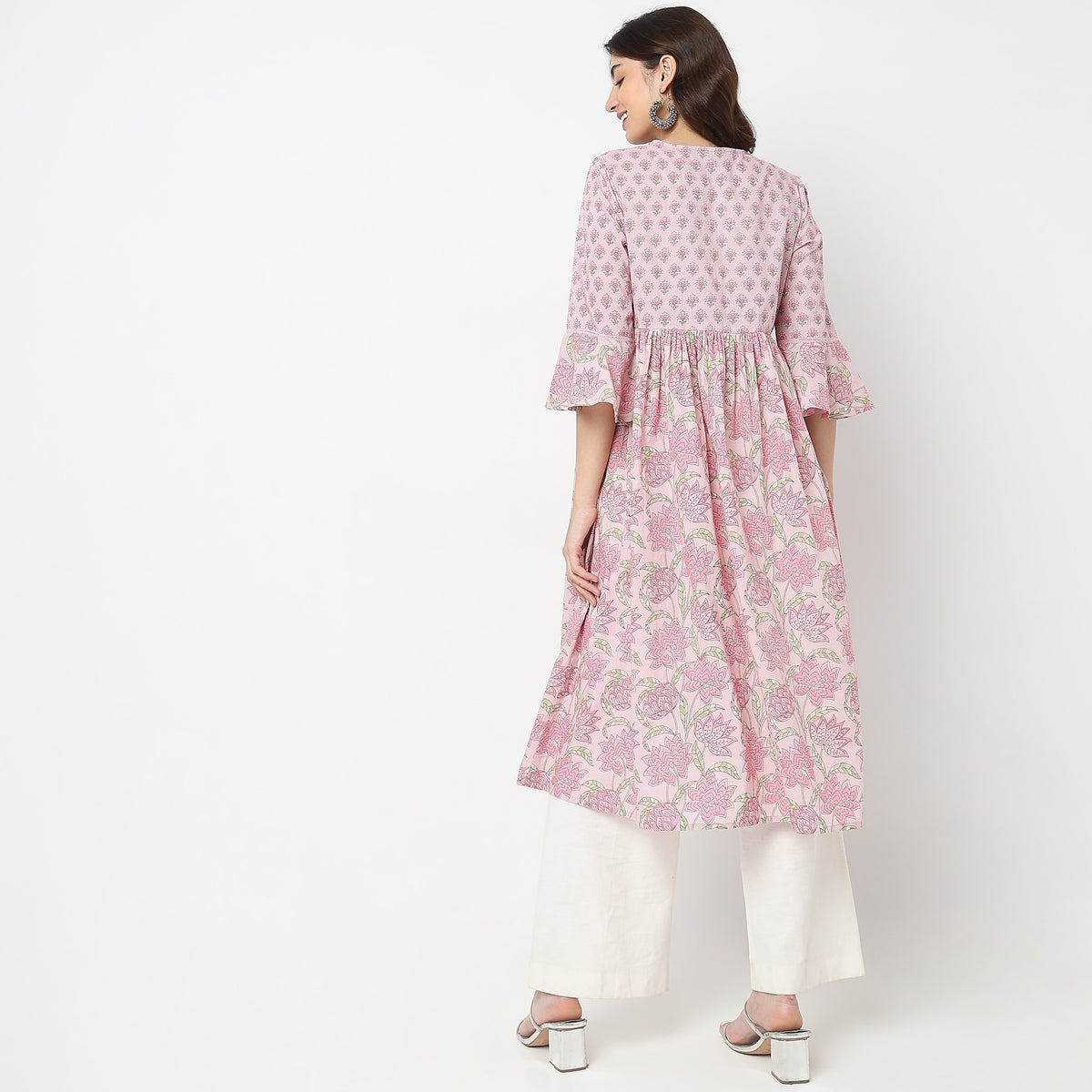 Flare Fit Printed Kurta