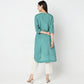 Straight Fit Embroidered Kurta