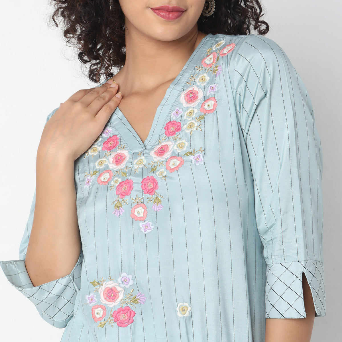 Flare Fit Printed Kurta