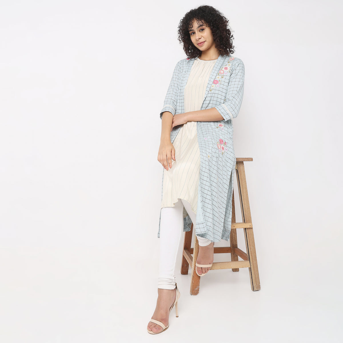 Flare Fit Printed Kurta