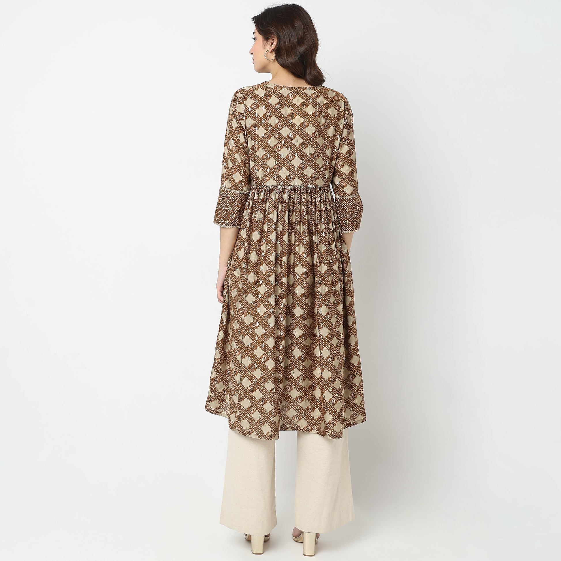 Straight Fit Printed Kurta