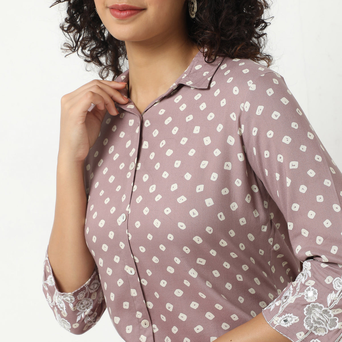 Flare Fit Printed Kurta