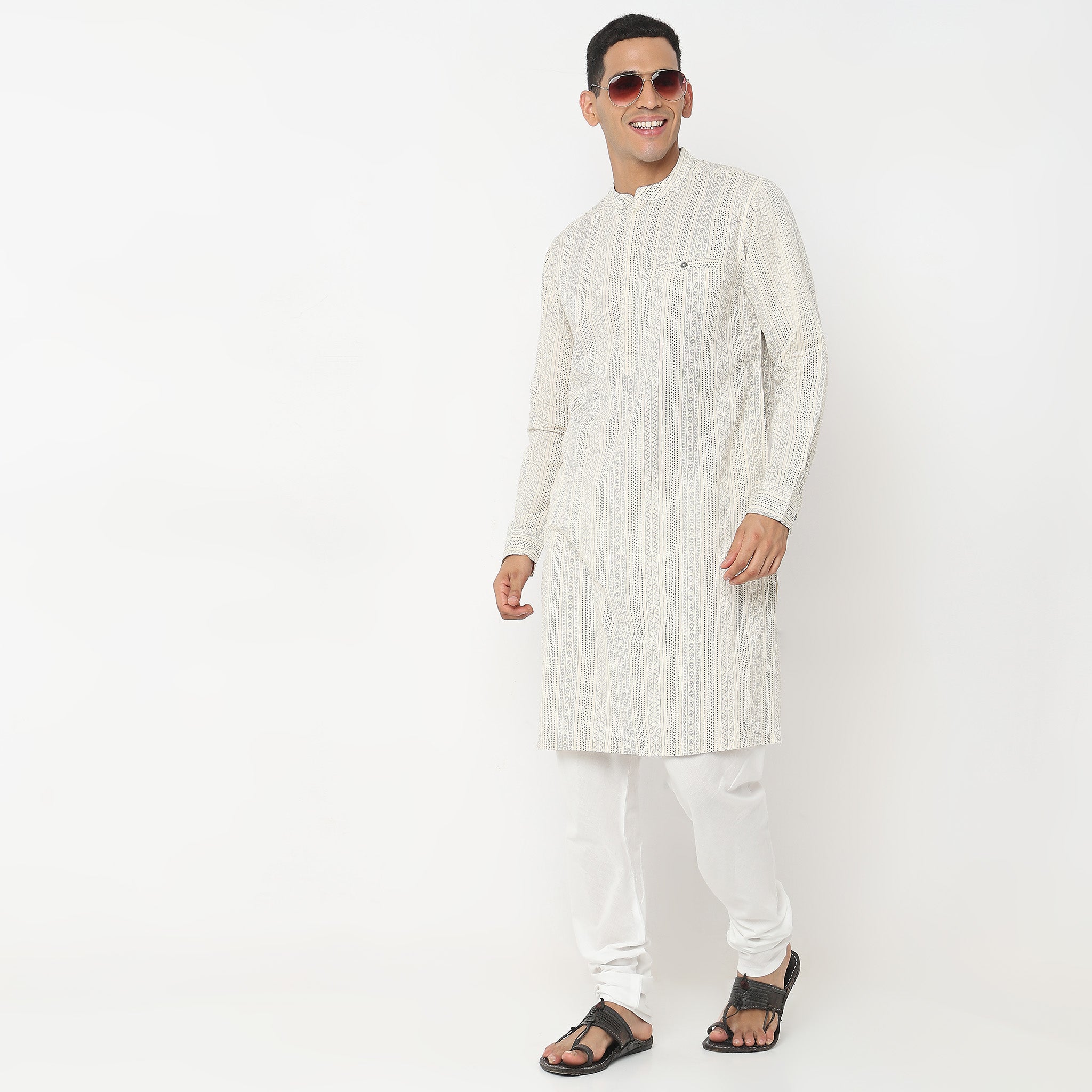 Regular Fit Printed Kurta