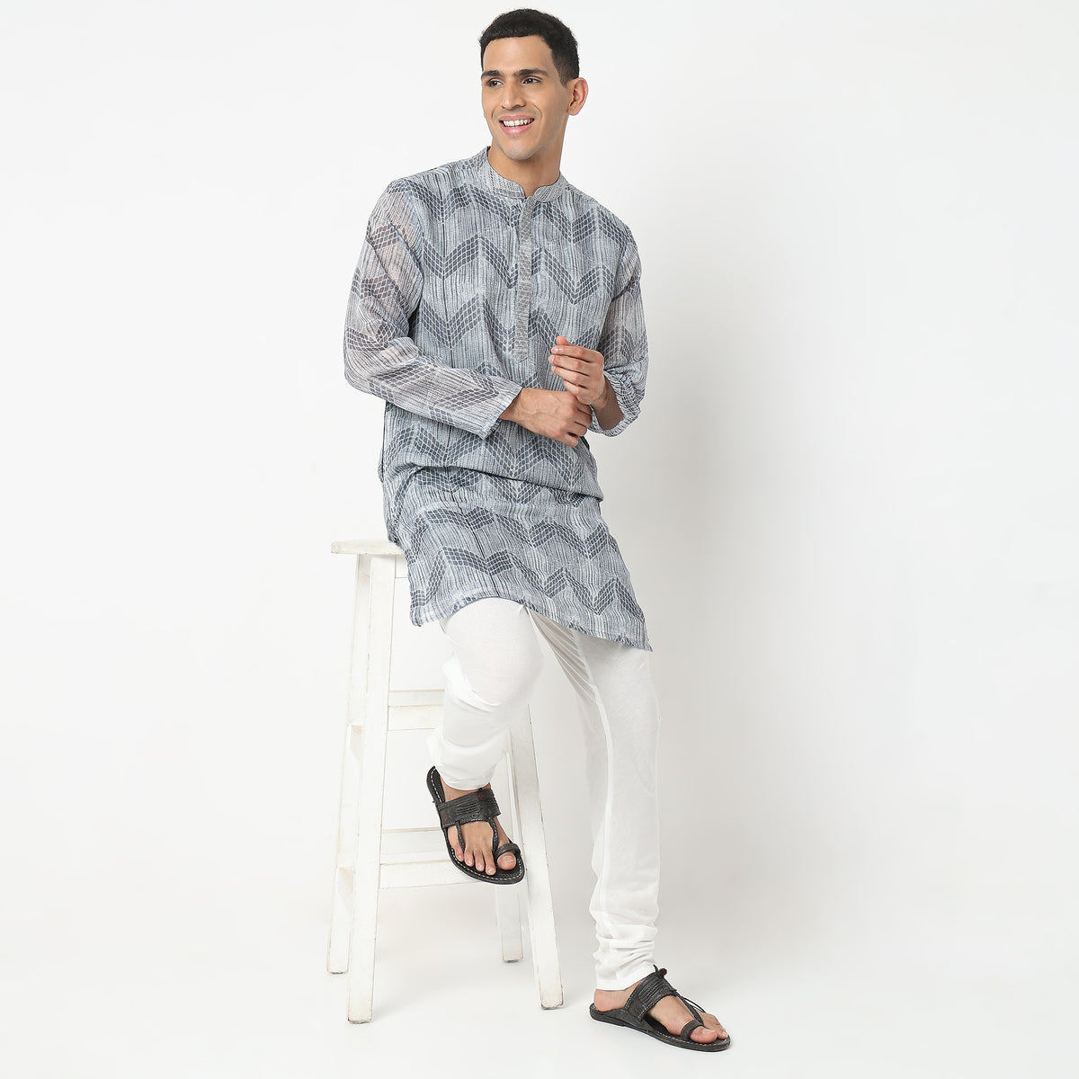 Regular Fit Printed Kurta