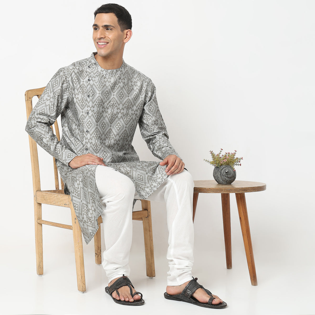 Regular Fit Printed Kurta