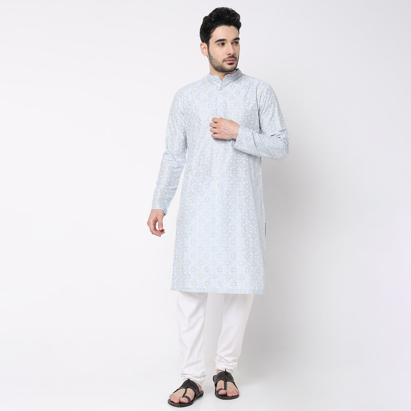 Regular Fit Printed Kurta