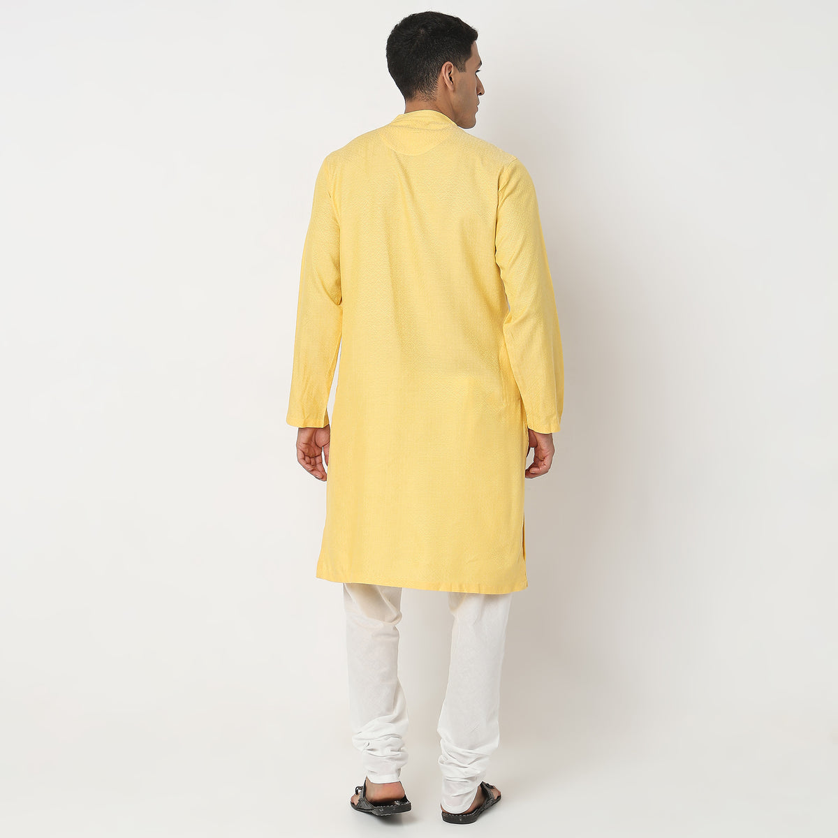 Regular Fit Structured Kurta