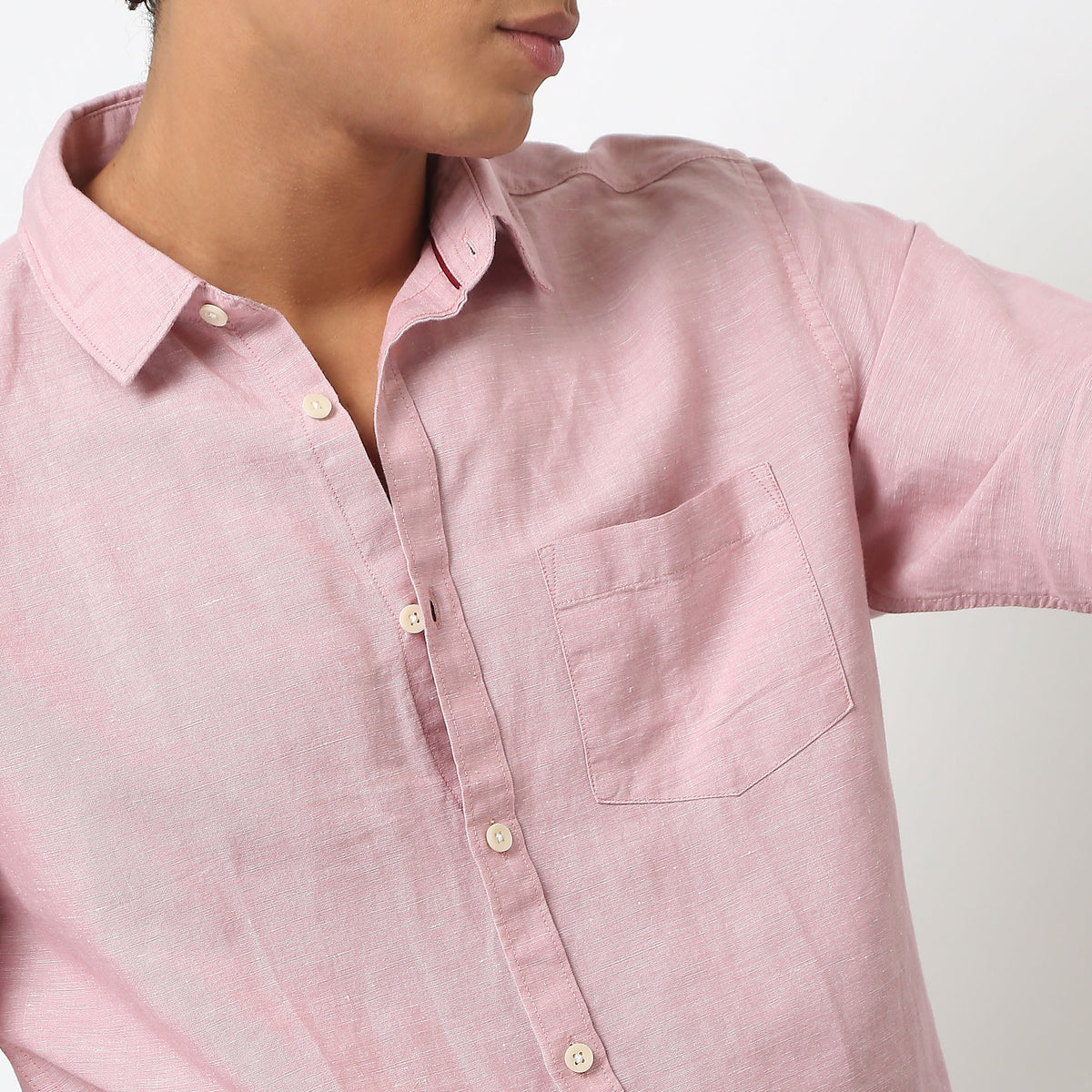 Regular Fit Solid Shirt