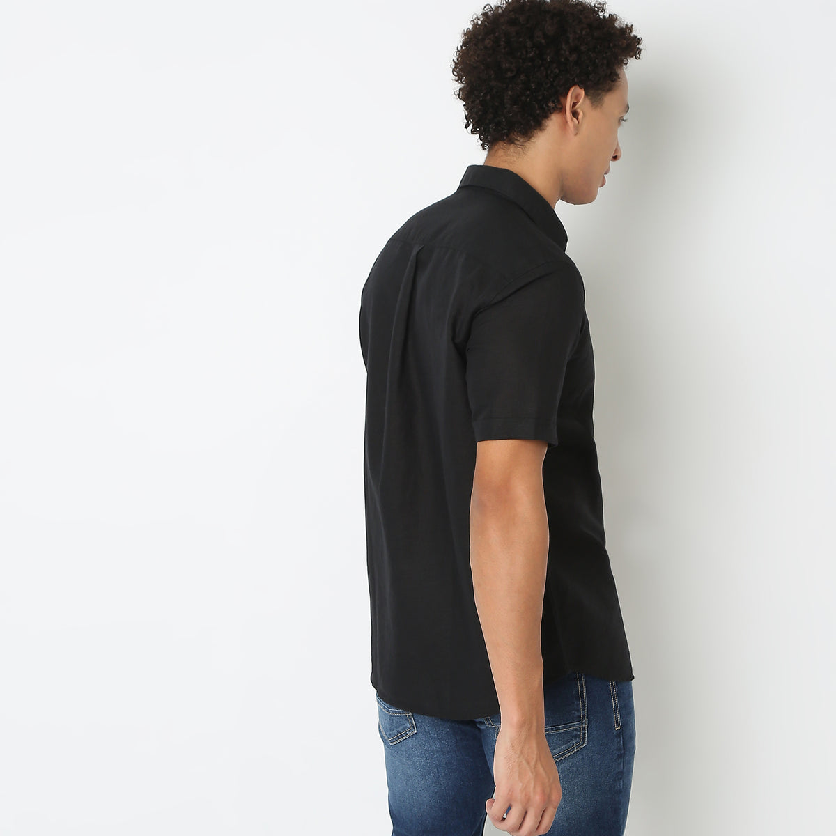 Regular Fit Solid Shirt