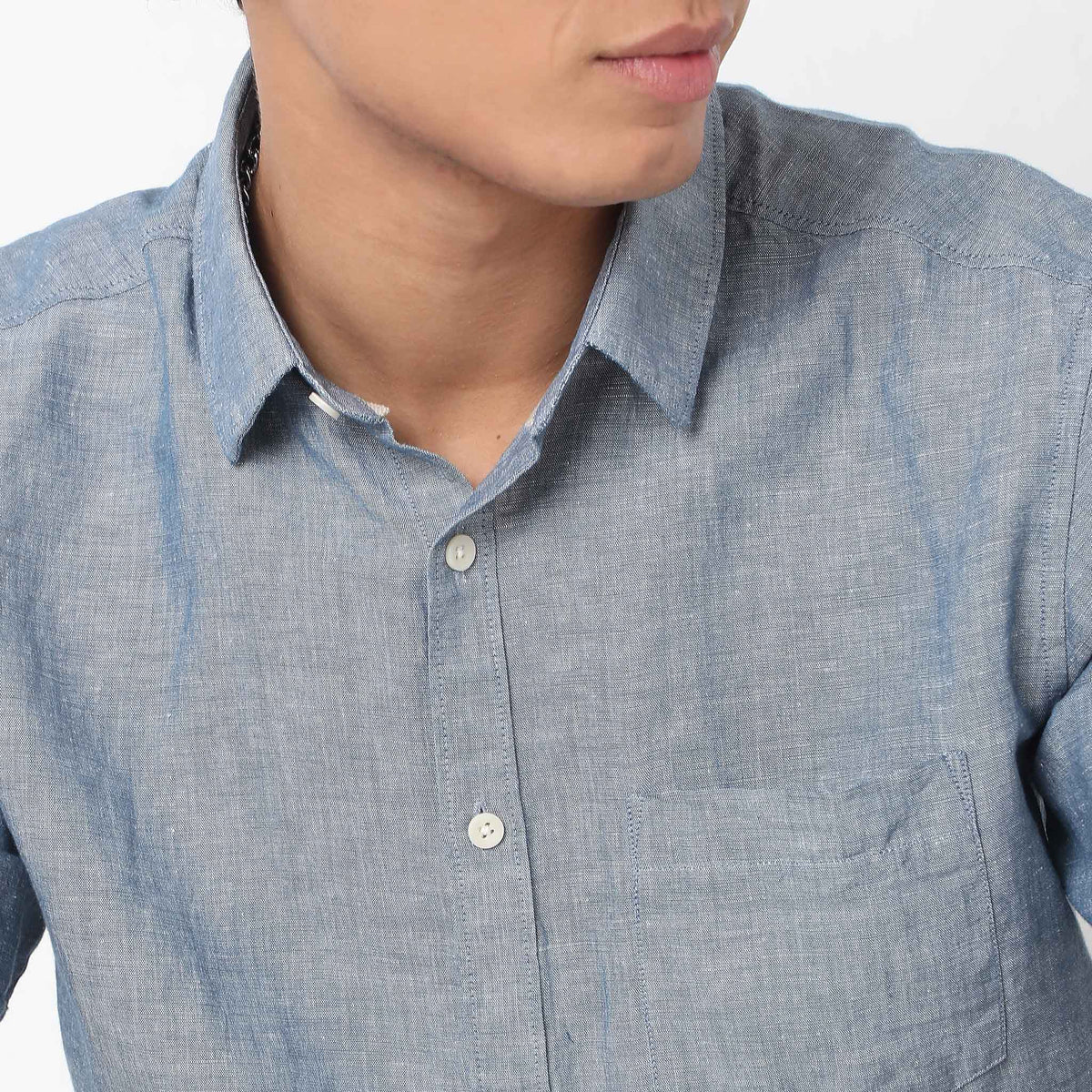 Regular Fit Solid Shirt