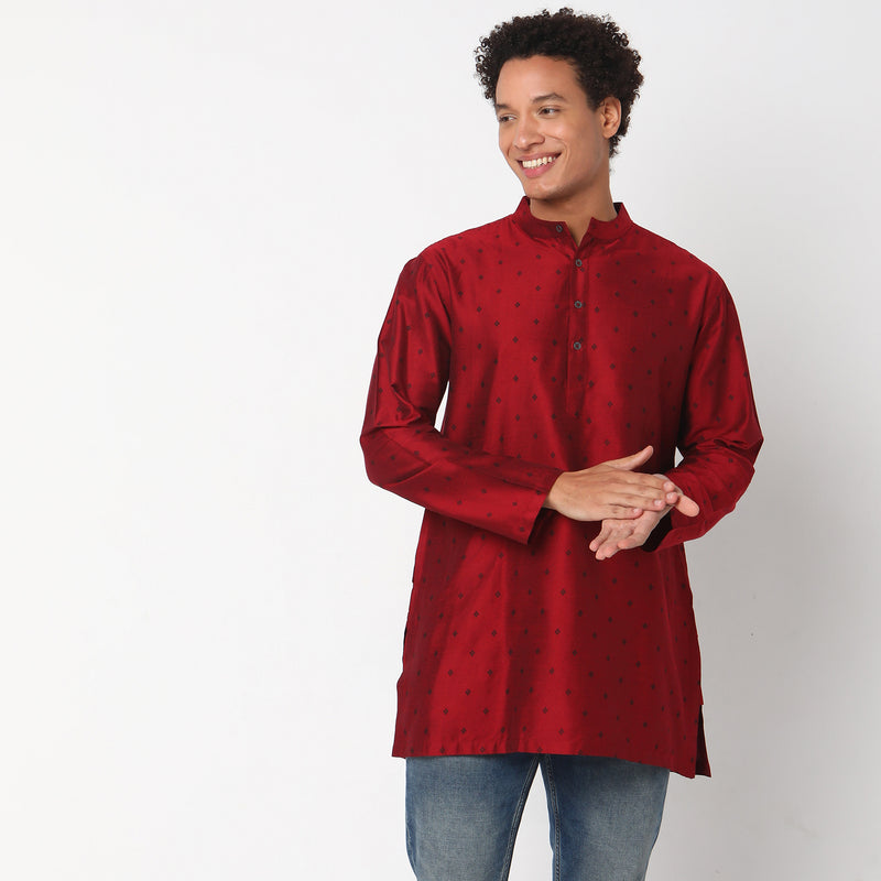 Regular Fit Printed Kurta