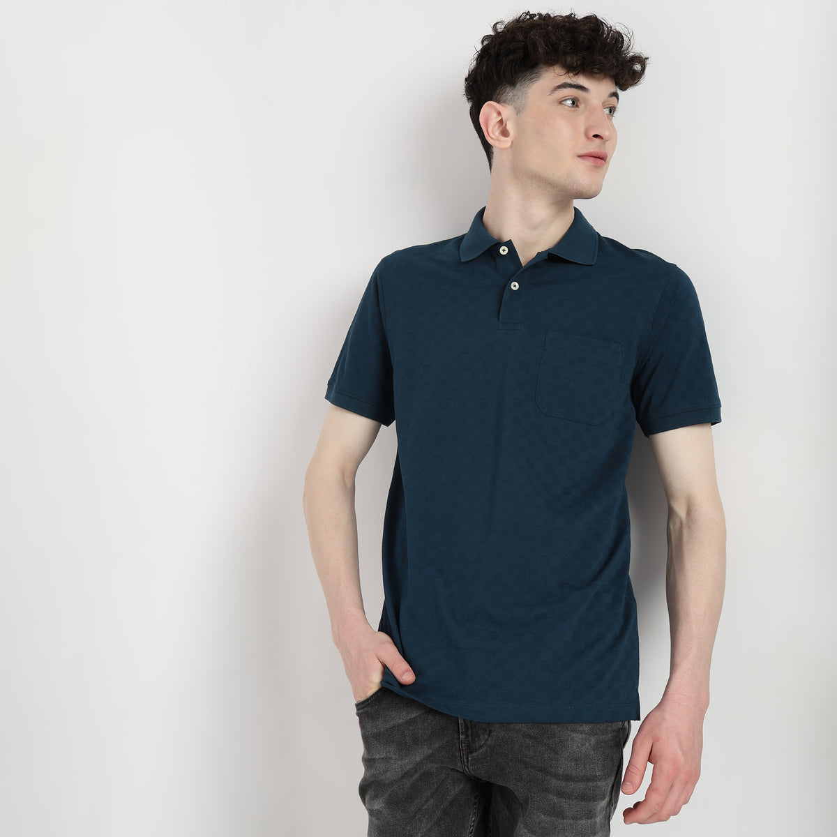 Regular Fit Structured Polo T-Shirt