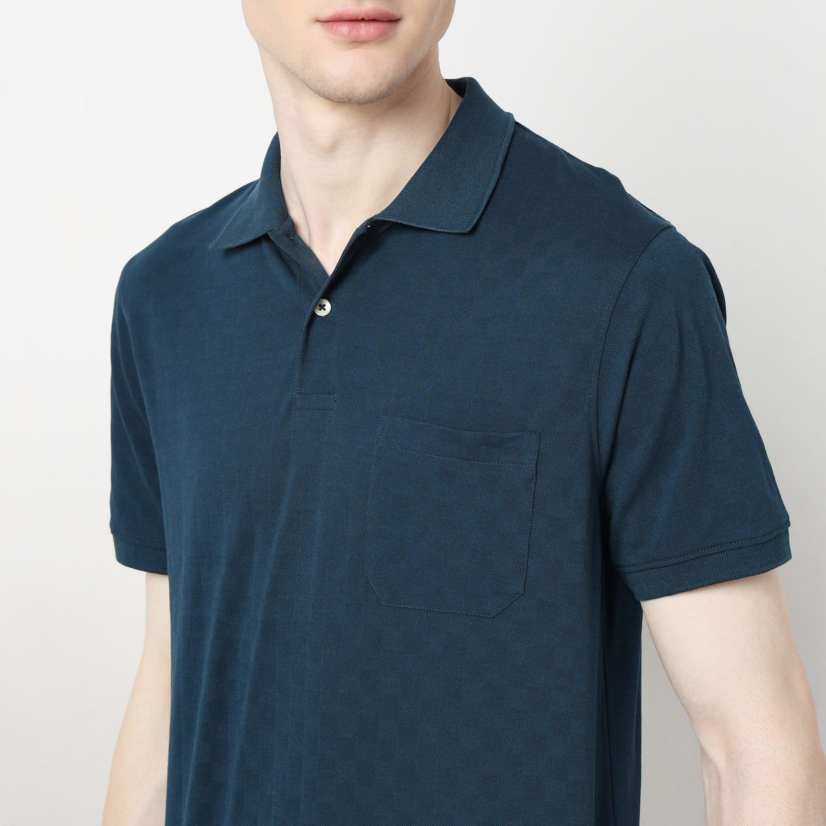 Regular Fit Structured Polo T-Shirt