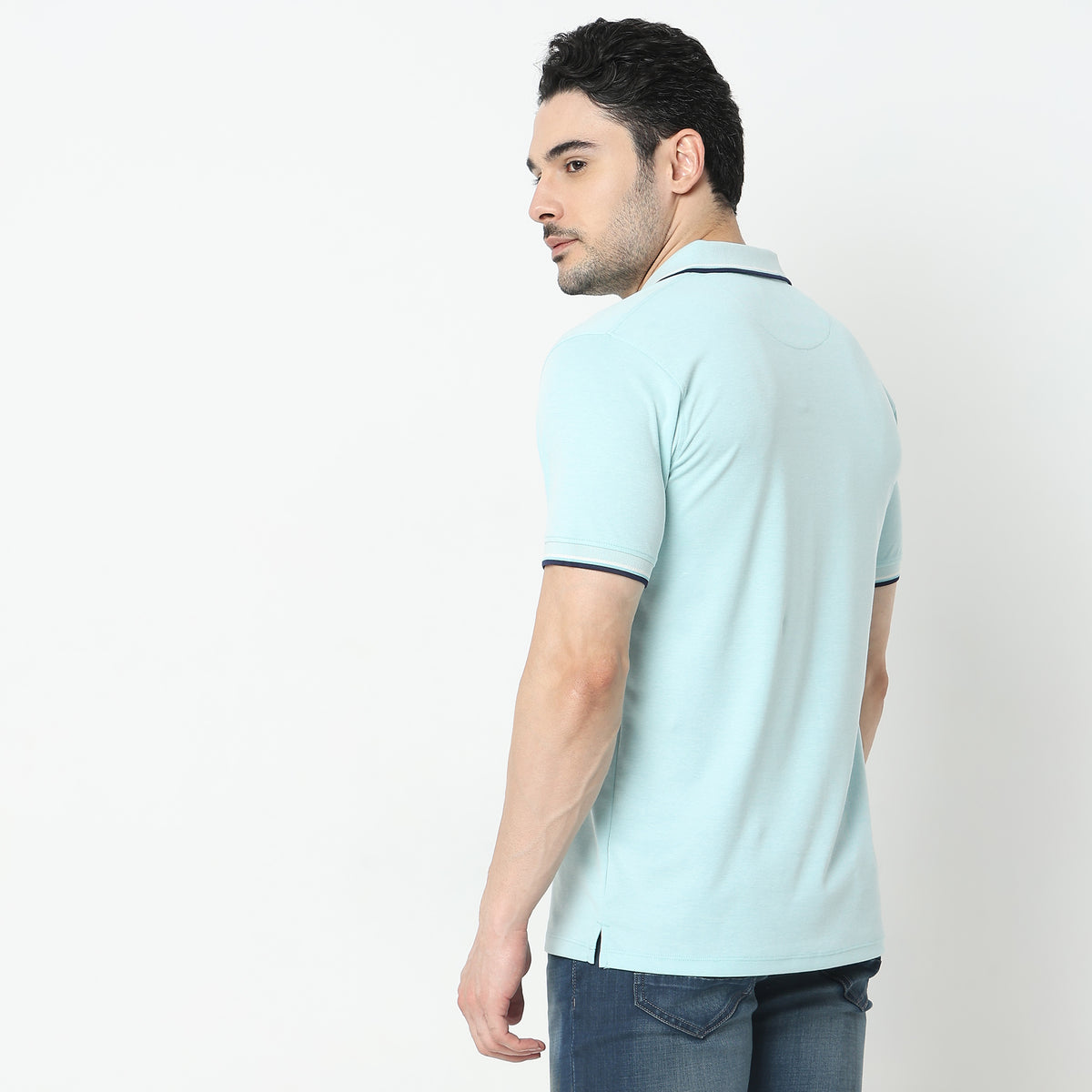 Regular Fit Structured Polo T-Shirt