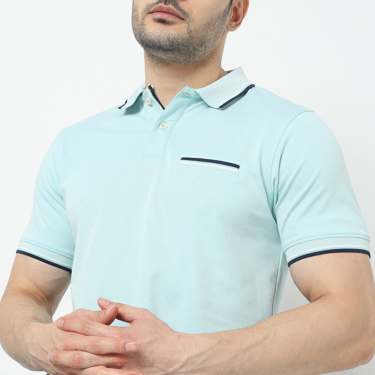 Regular Fit Structured Polo T-Shirt