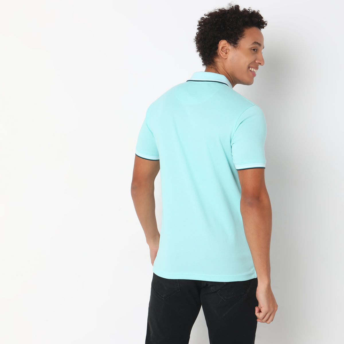 Regular Fit Structured Polo T-Shirt