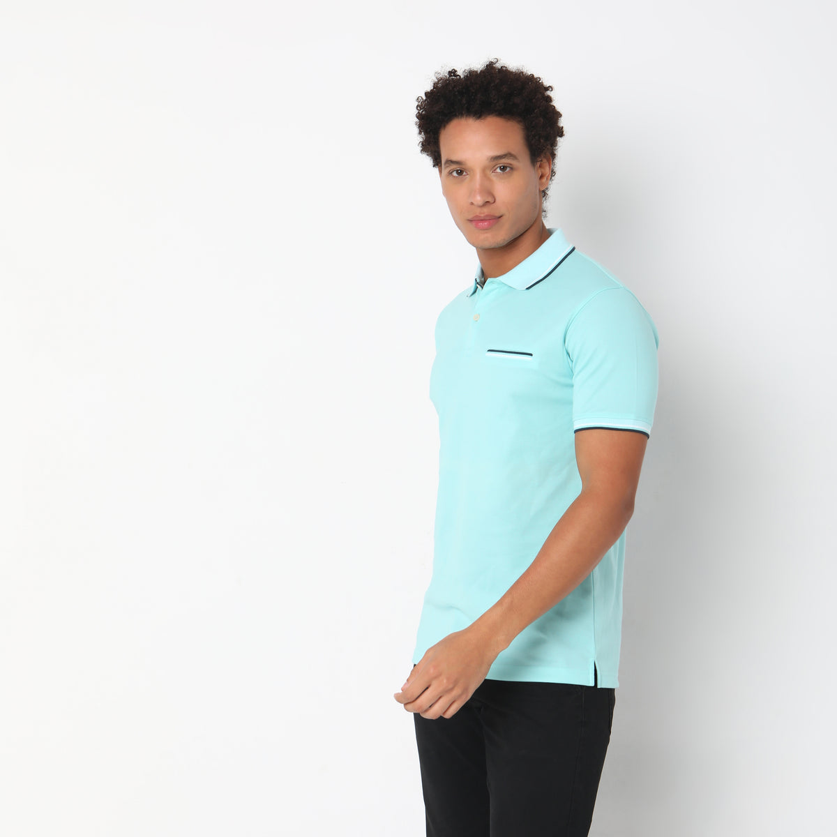 Regular Fit Structured Polo T-Shirt