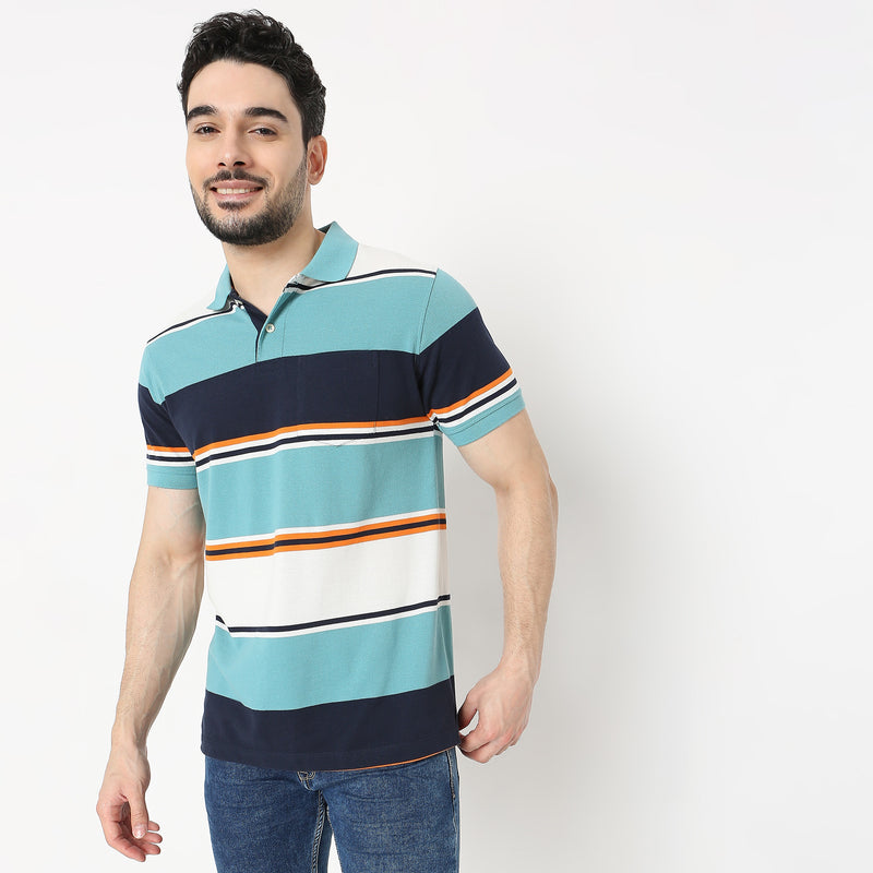 Regular Fit Striped T-Shirt