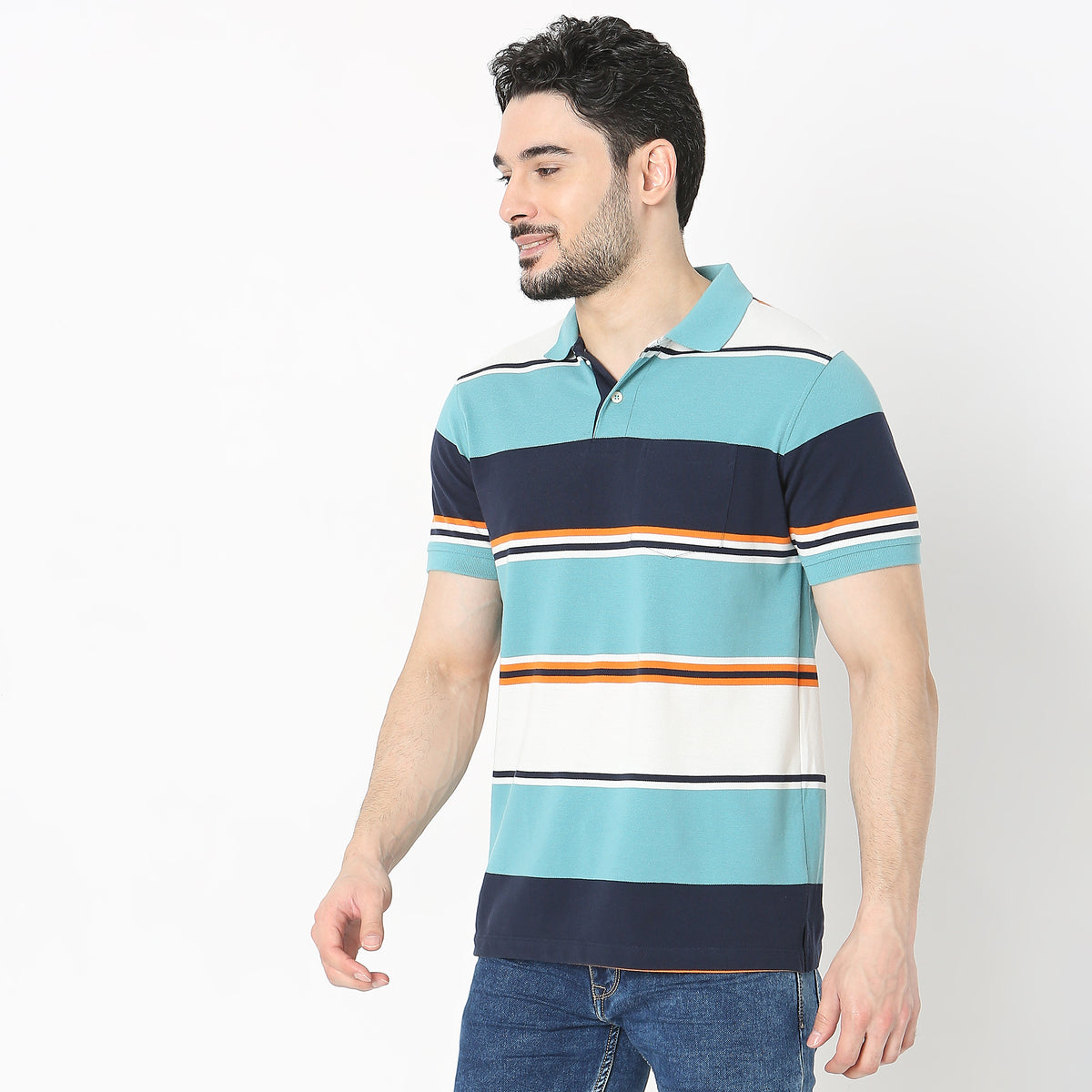 Regular Fit Striped T-Shirt