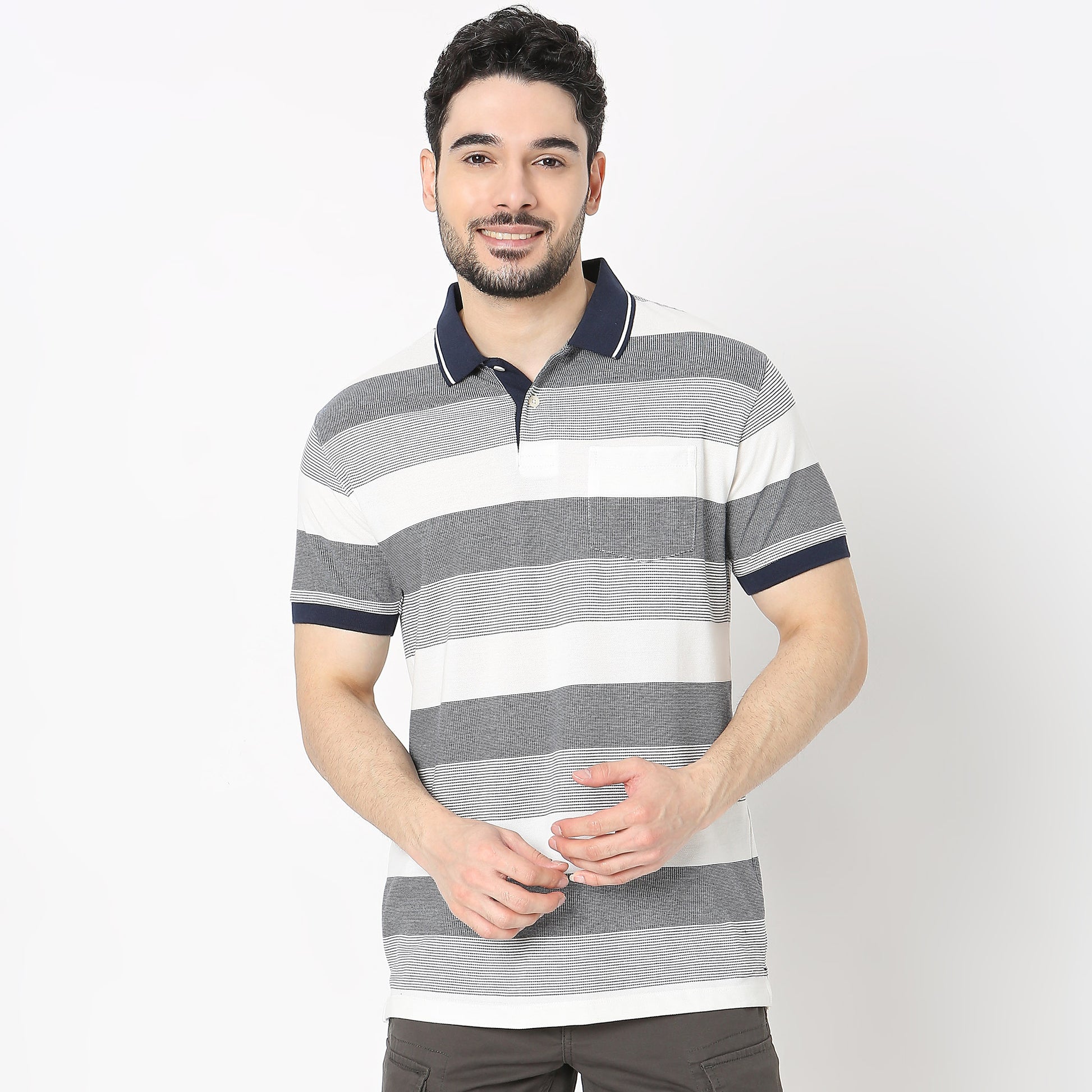 Regular Fit Striped T-Shirt