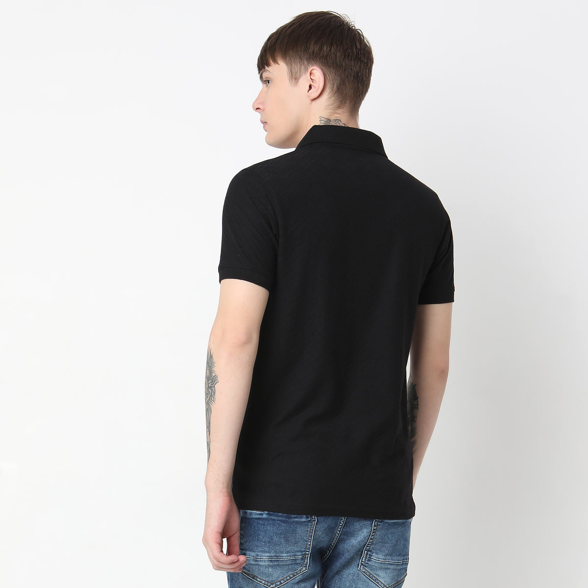 Regular Fit Structured Polo T-Shirt