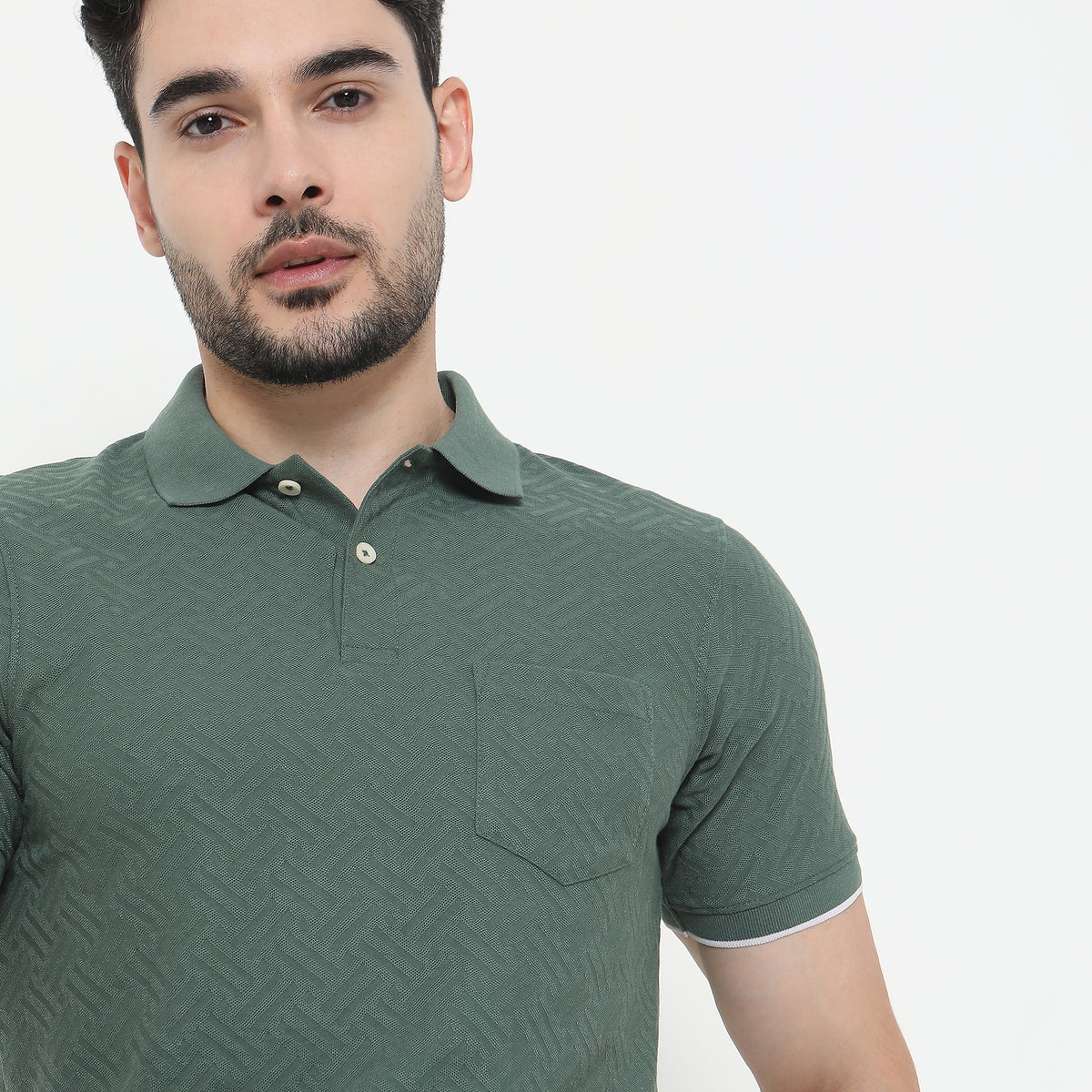 Regular Fit Structured Polo T-Shirt