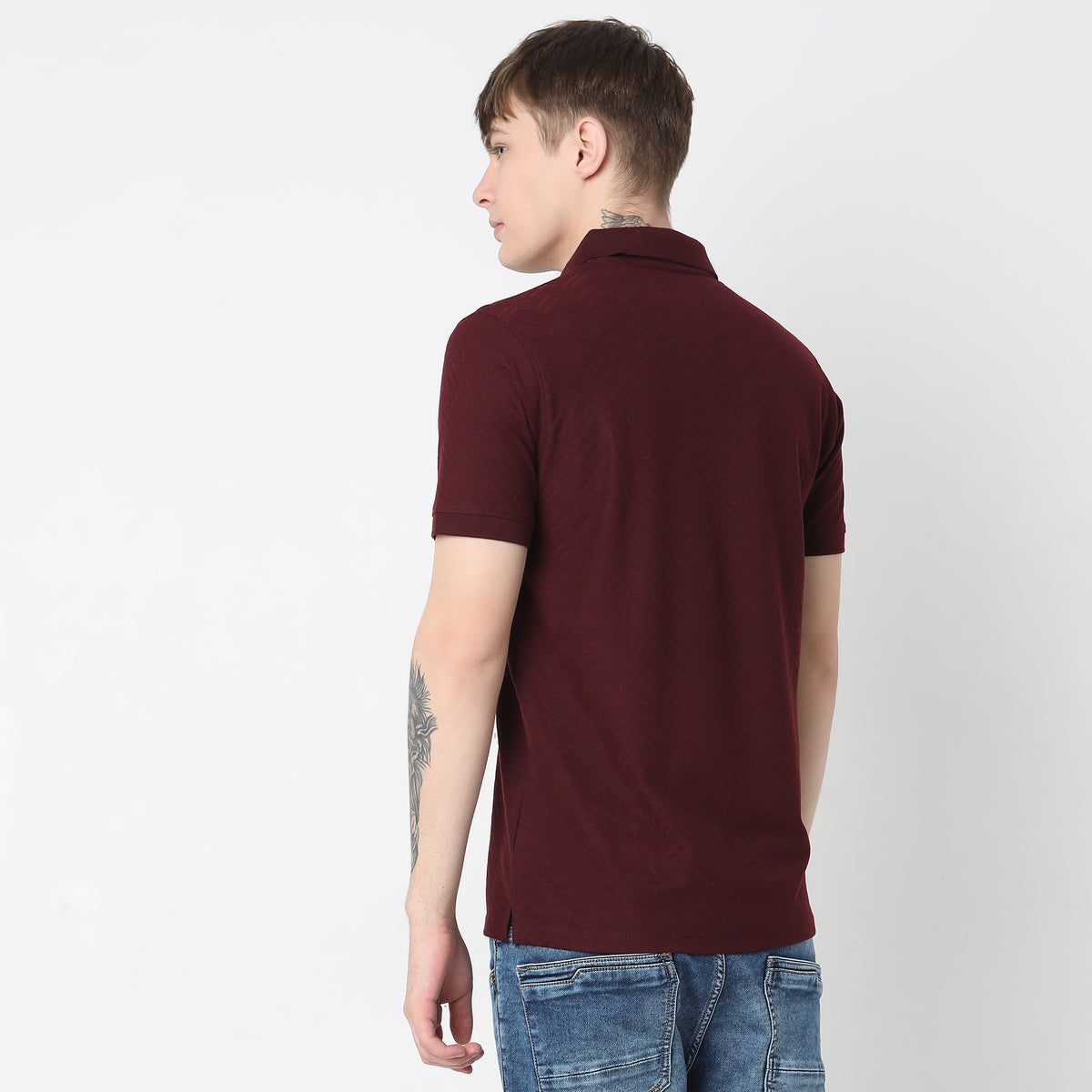 Regular Fit Structured Polo T-Shirt