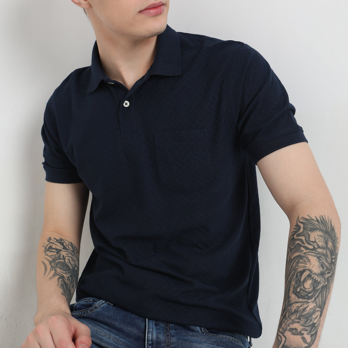 Regular Fit Structured Polo T-Shirt