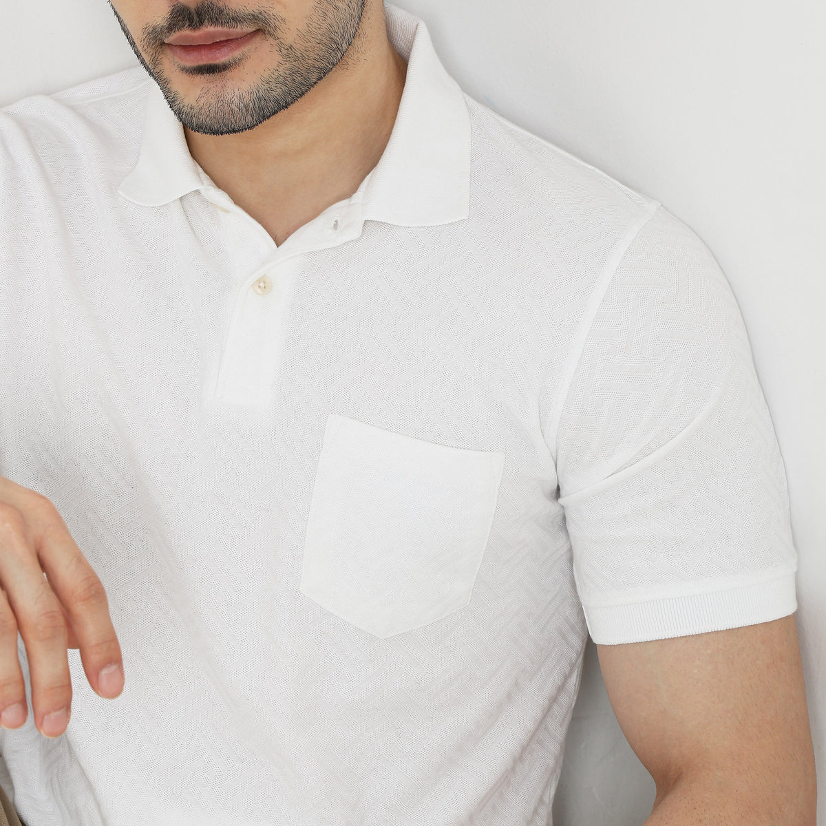 Regular Fit Structured Polo T-Shirt