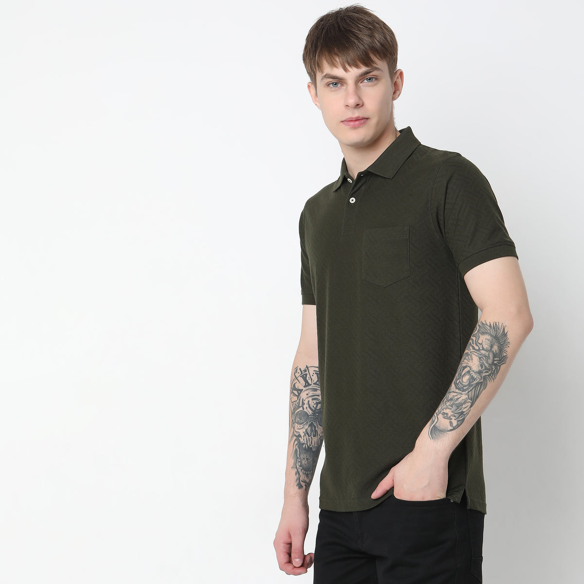 Regular Fit Structured T-Shirt