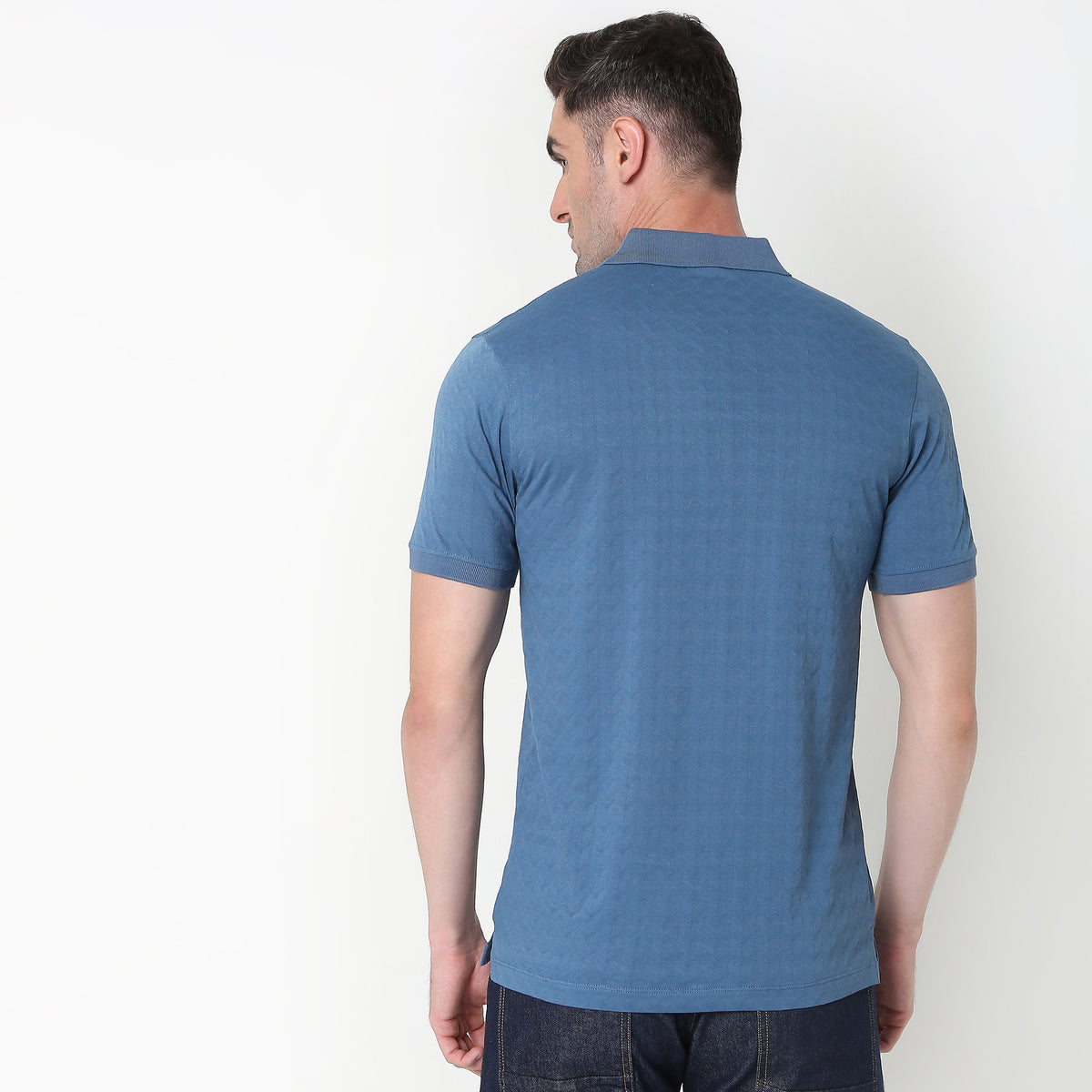 Regular Fit Structured Polo T-Shirt