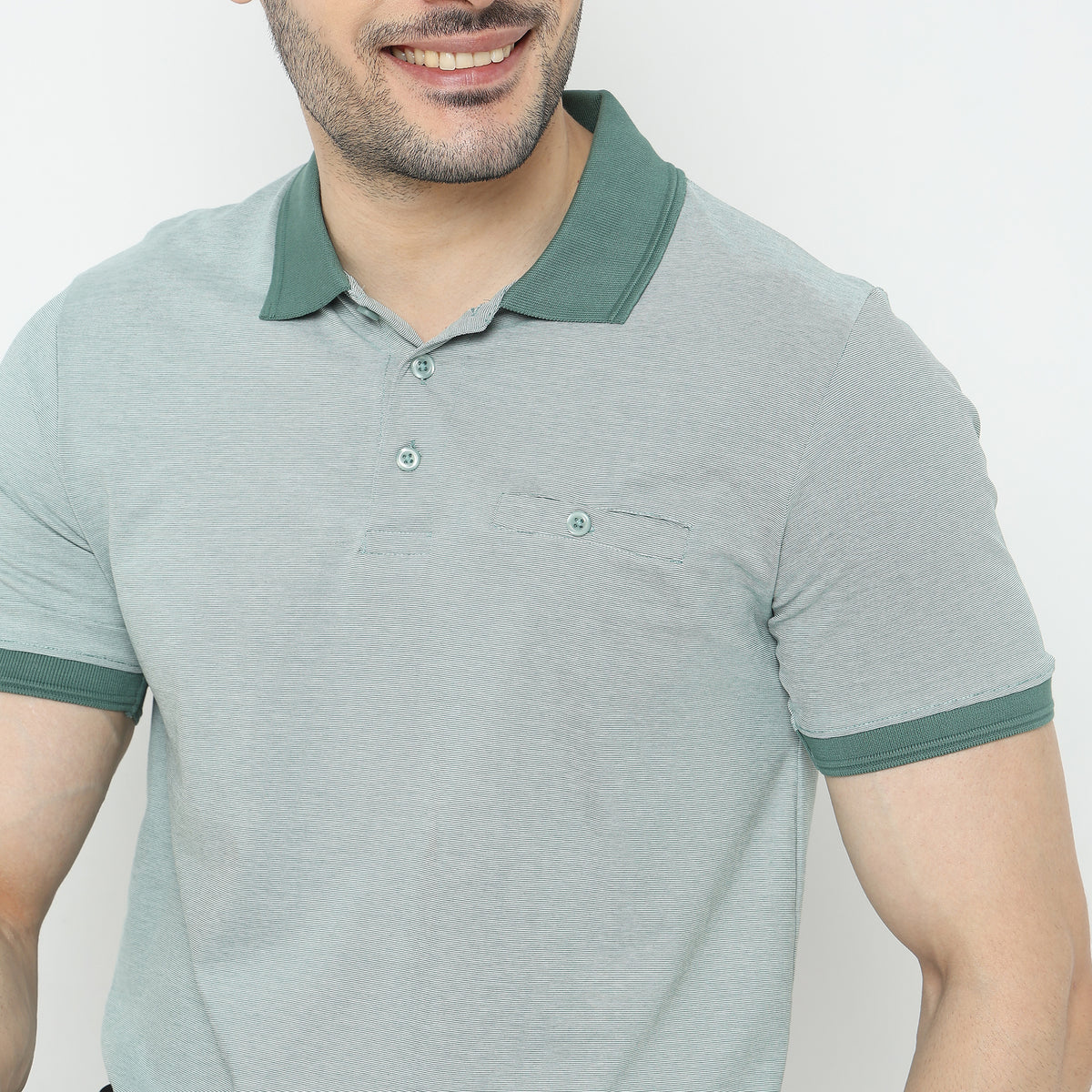 Regular Fit Solid Polo T-Shirt