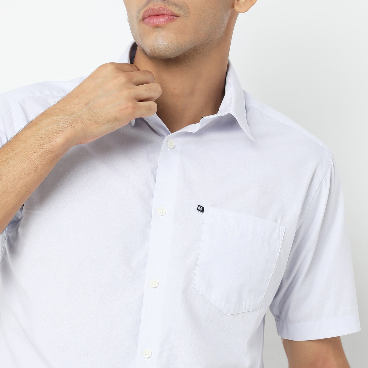 Regular Fit Solid Shirt