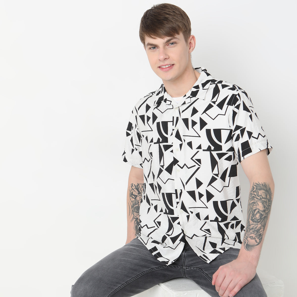 Regular Fit Printed Shirt