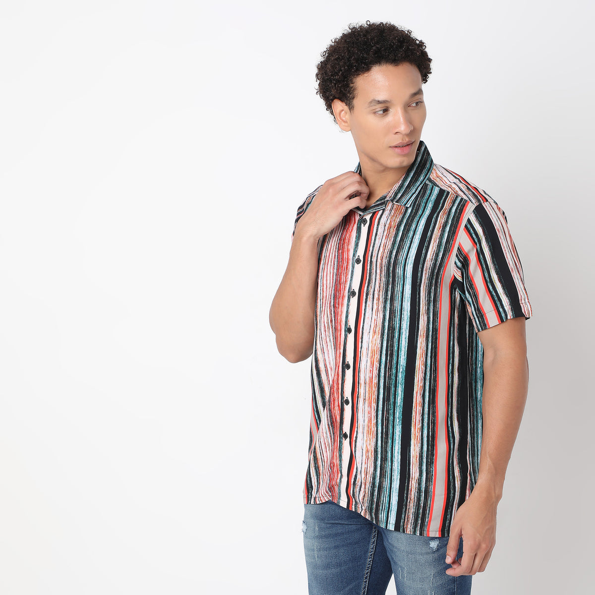 Regular Fit Striped Shirt