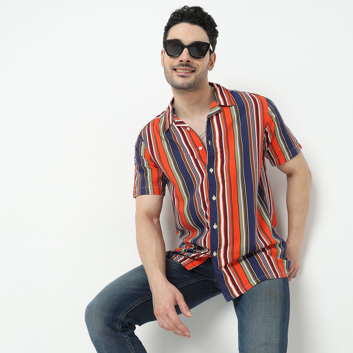 Regular Fit Striped Shirt