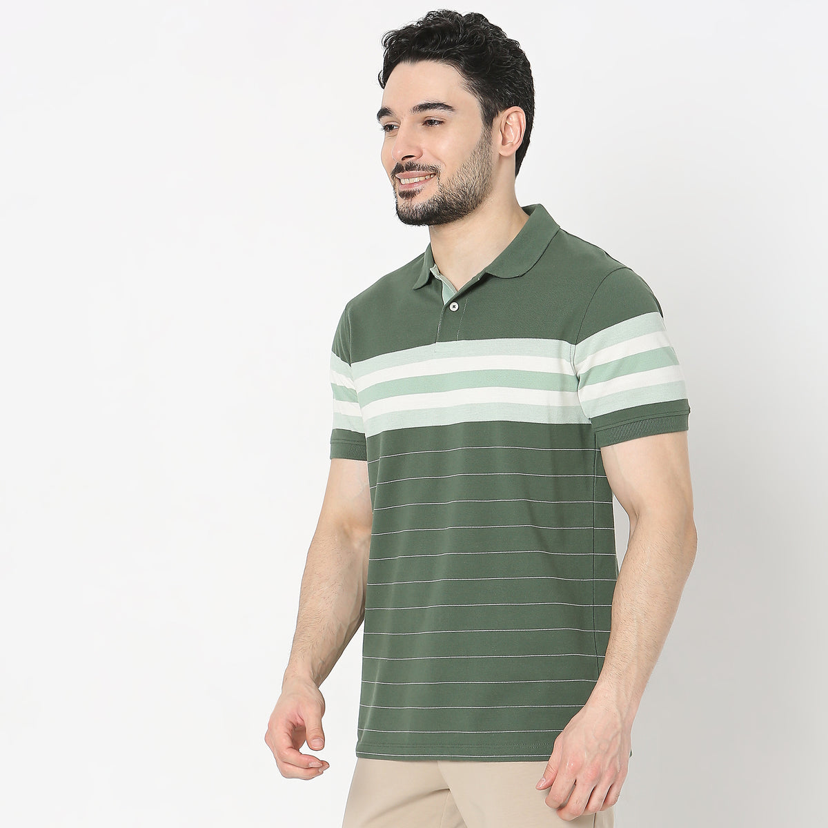 Regular Fit Striped T-Shirt