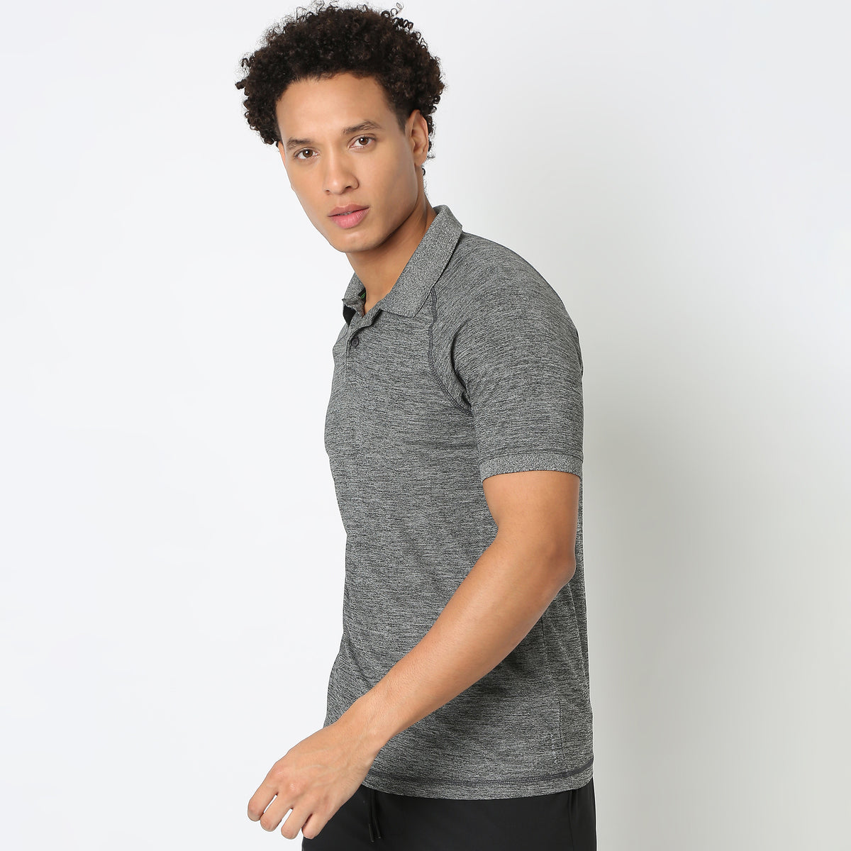 Regular Fit Solid Polo T-Shirt