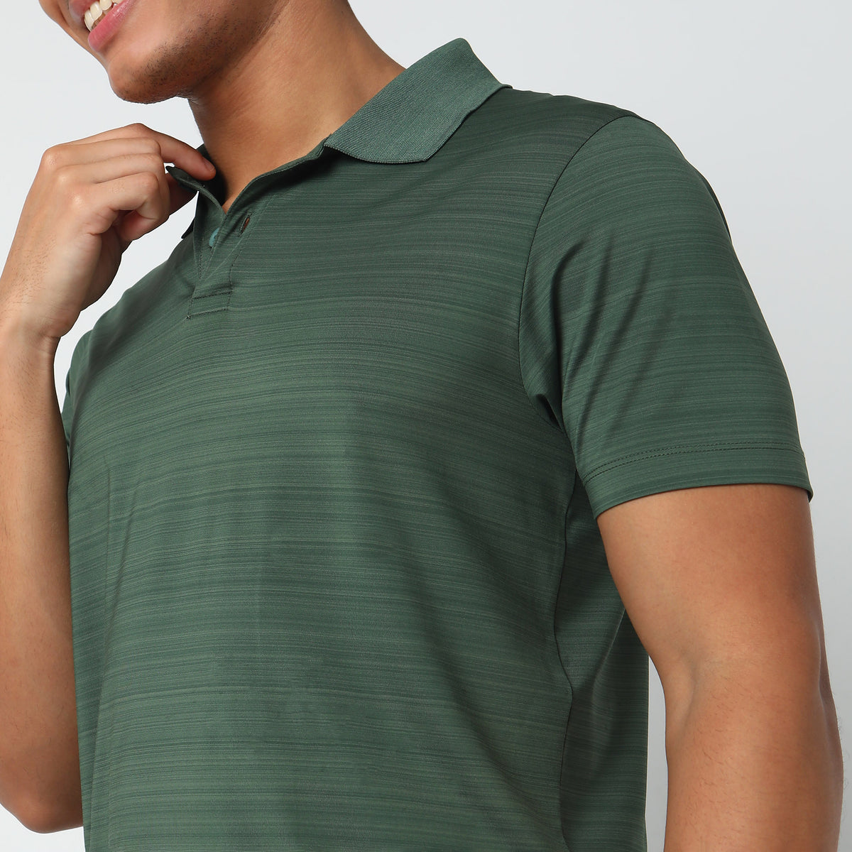 Regular Fit Solid Polo T-Shirt