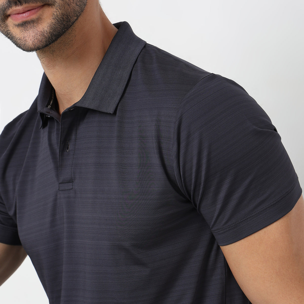 Regular Fit Solid Polo T-Shirt