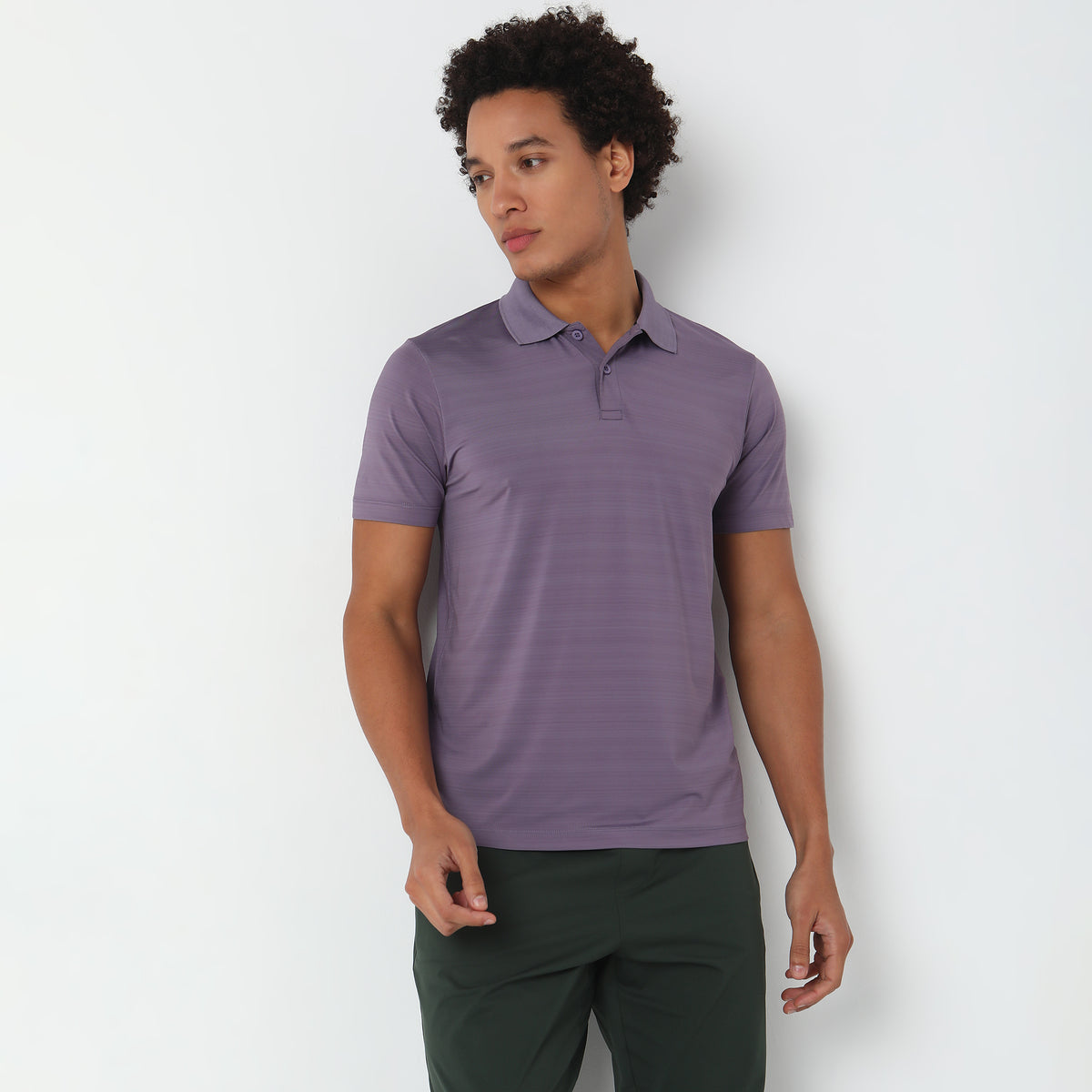 Regular Fit Solid Polo T-Shirt