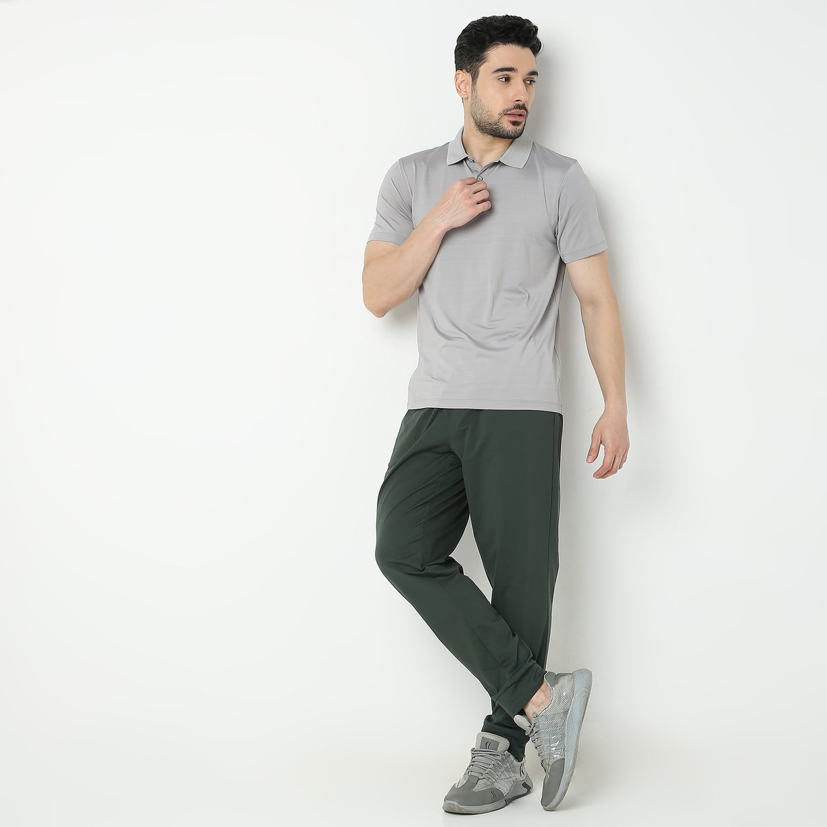 Regular Fit Solid Polo T-Shirt