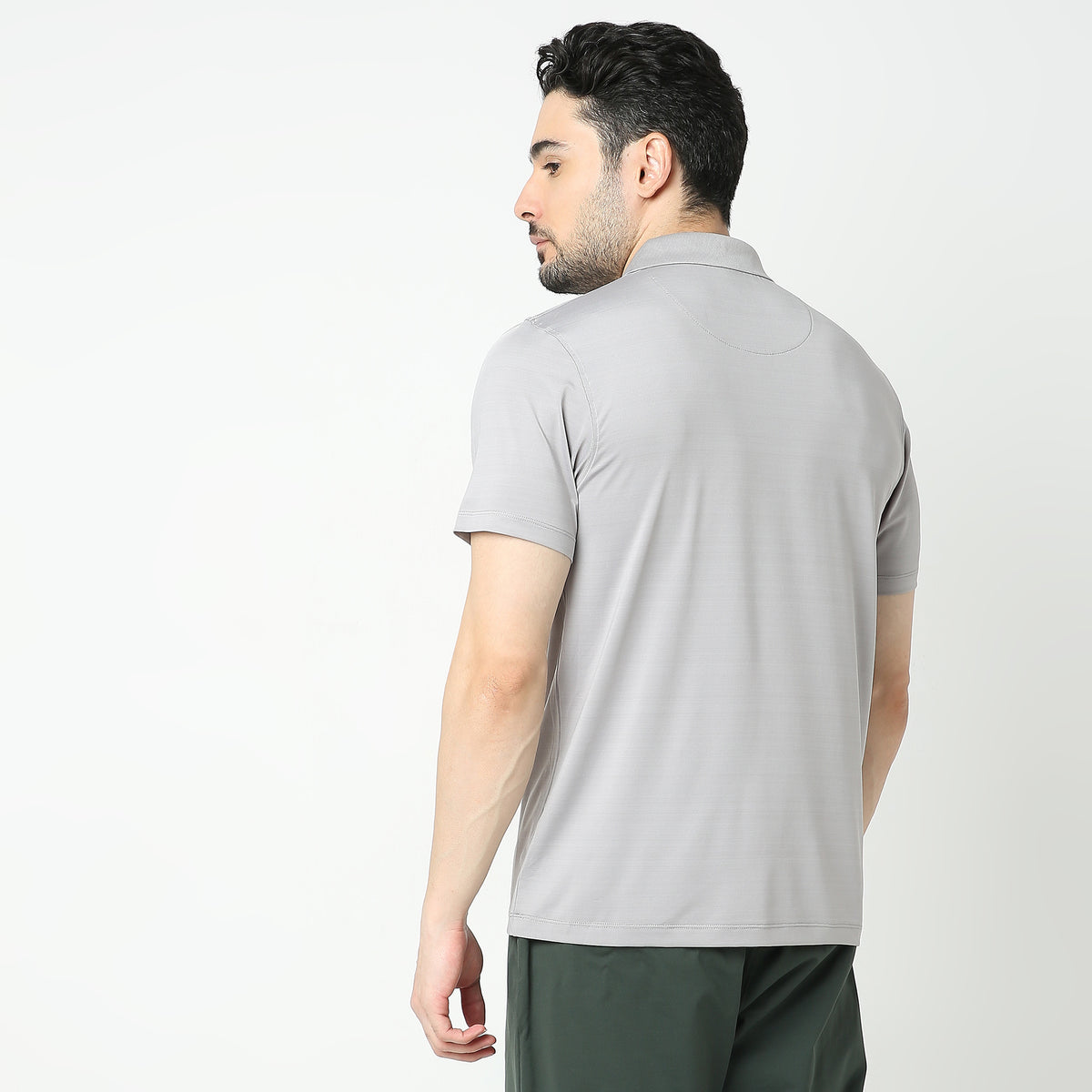 Regular Fit Solid Polo T-Shirt