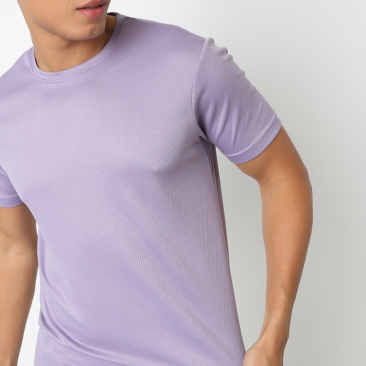 Regular Fit Structured T-Shirt