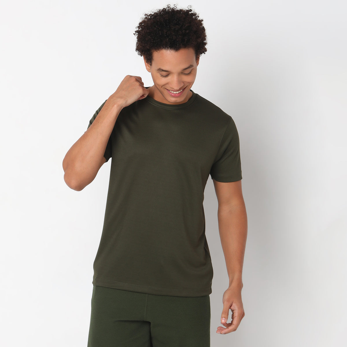 Regular Fit Structured T-Shirt