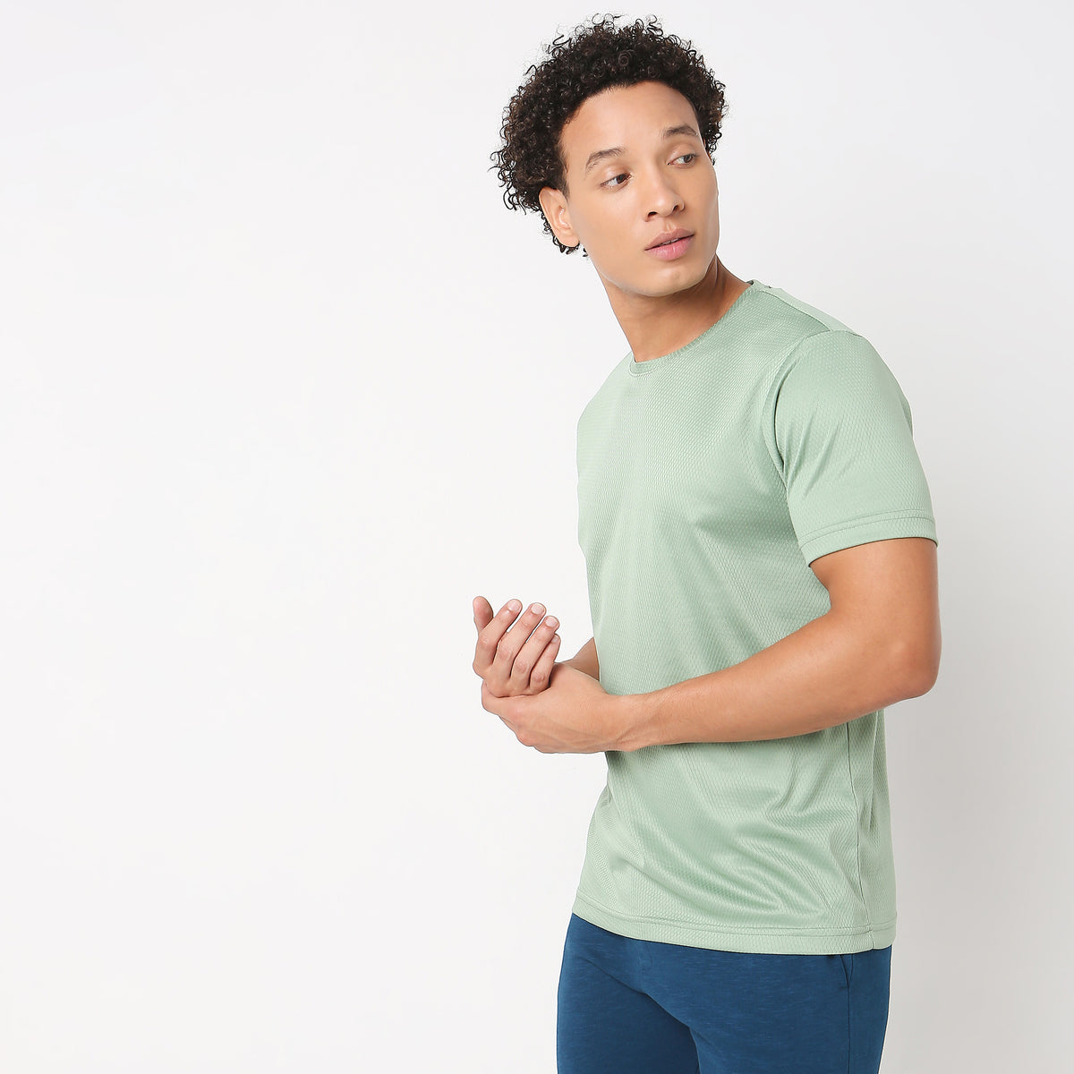 Regular Fit Structured T-Shirt