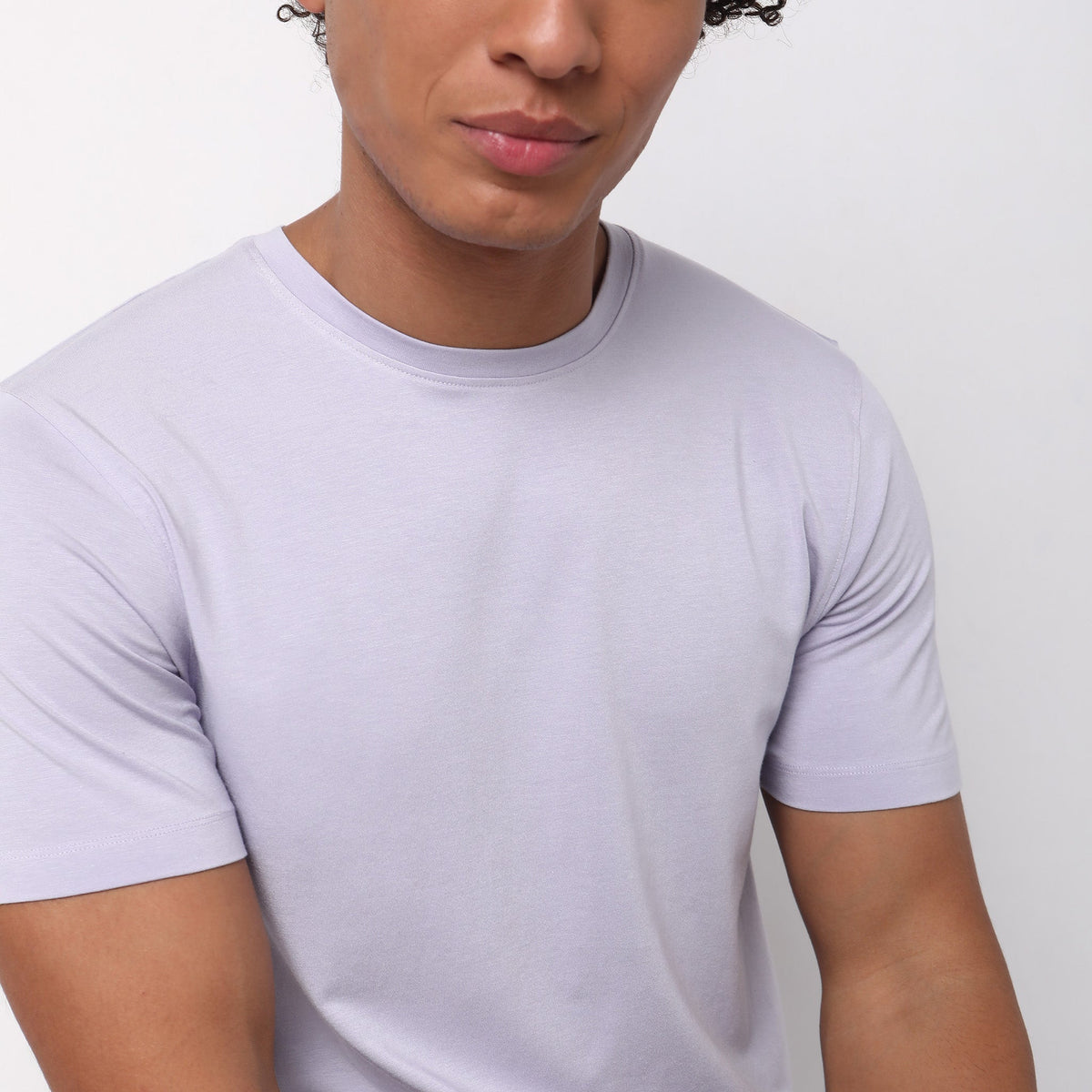 Regular Fit Solid T-Shirt