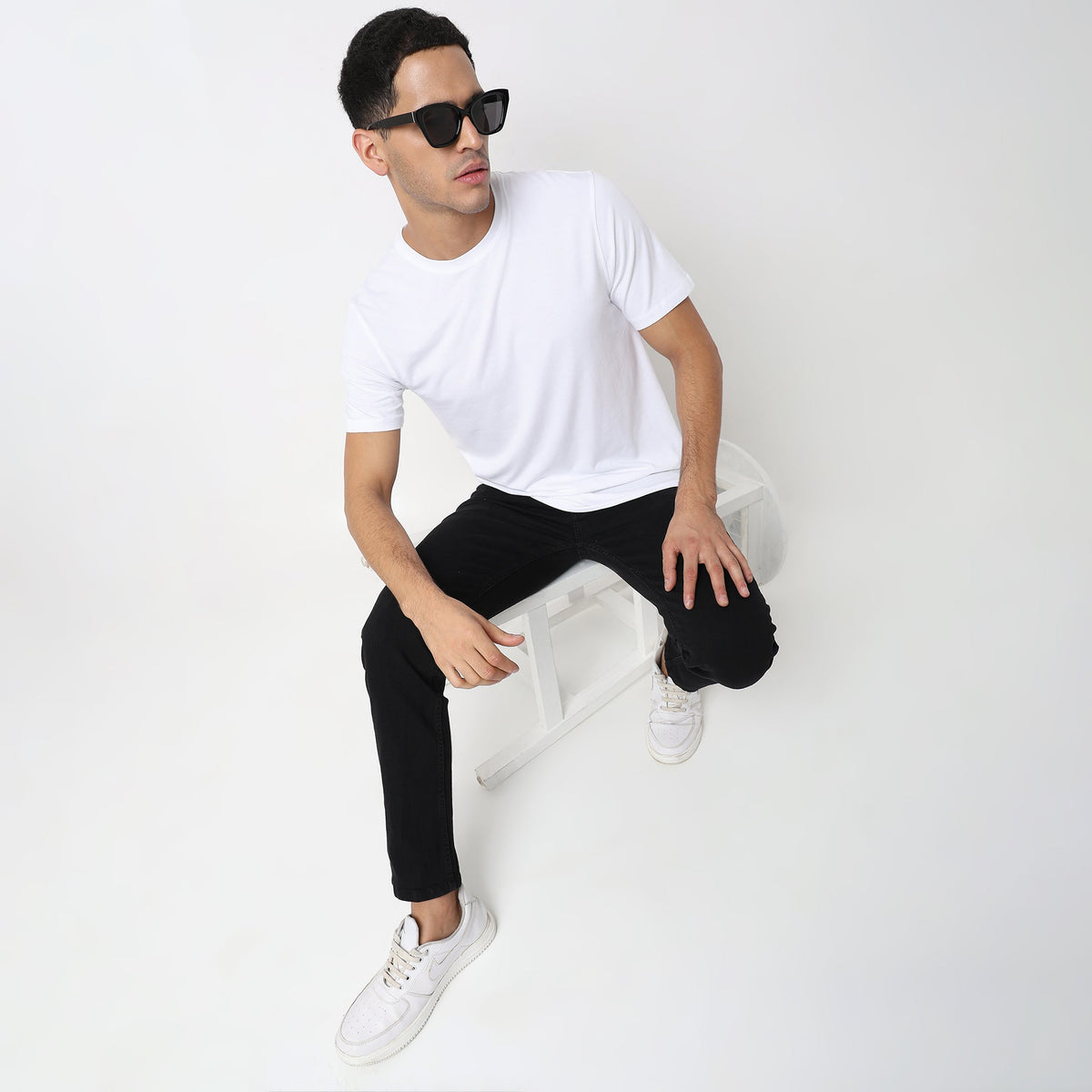 Regular Fit Solid T-Shirt