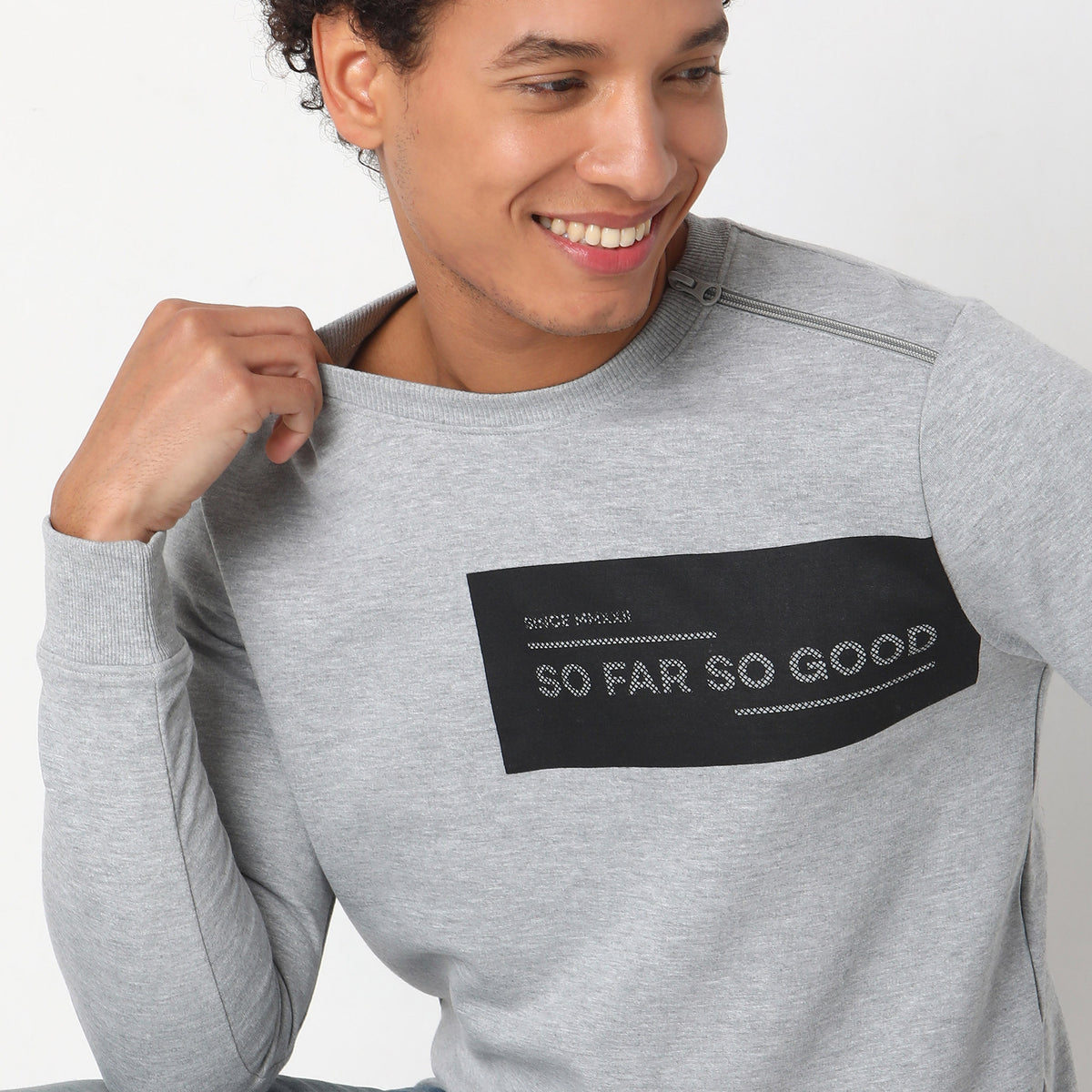 Regular Fit Graphic Sweatshirt