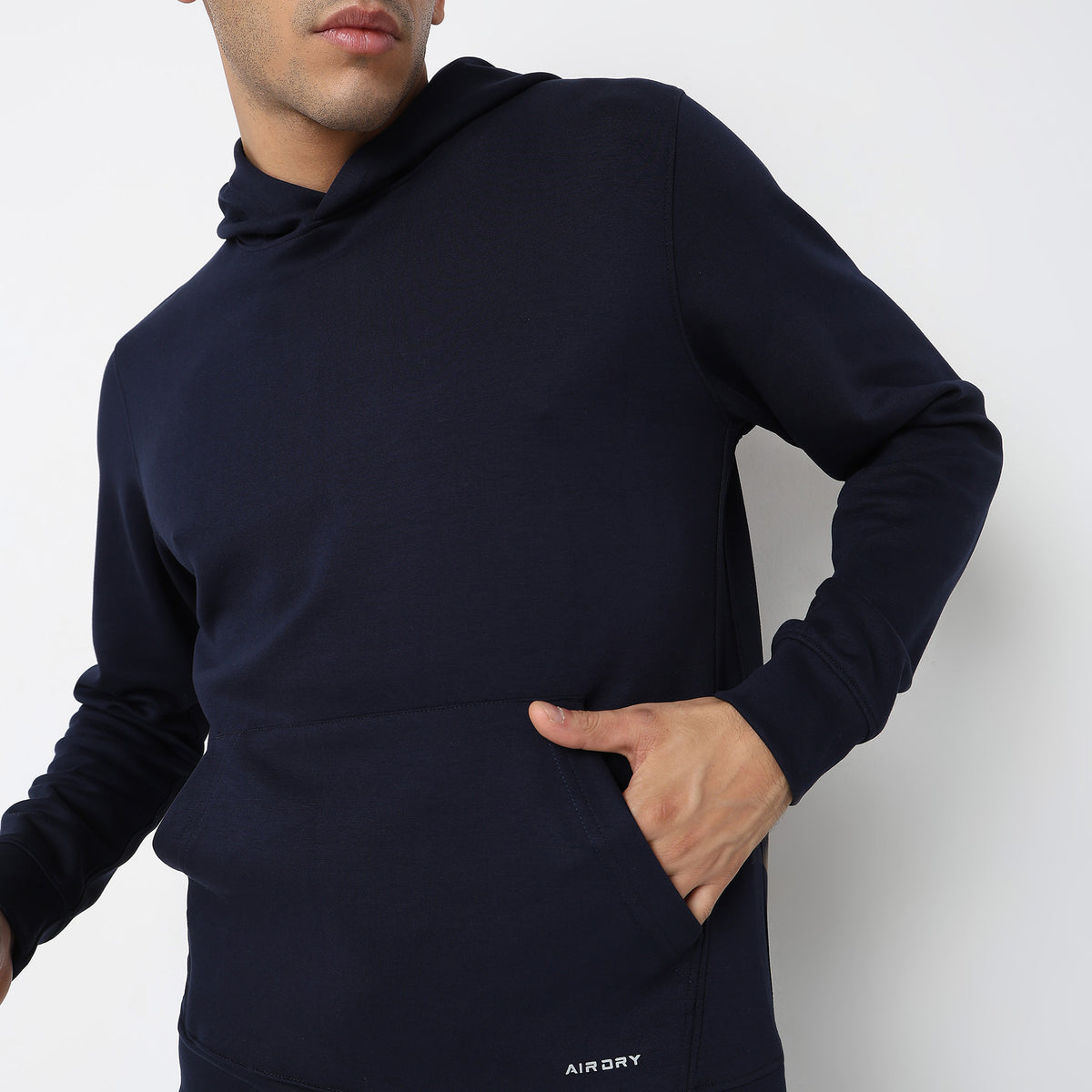 Regular Fit Solid Sweatshirt